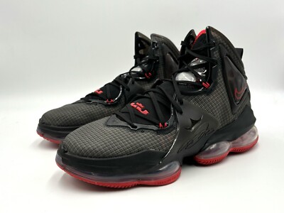 Nike LeBron XIX 19 Black Red CZ0203-001 Men s Size 10.5