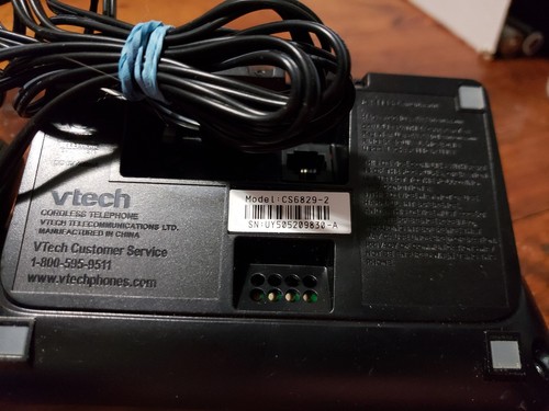 Replacement Main Base Unit Answering Machine & AC Adapter Vtech CS6829-2