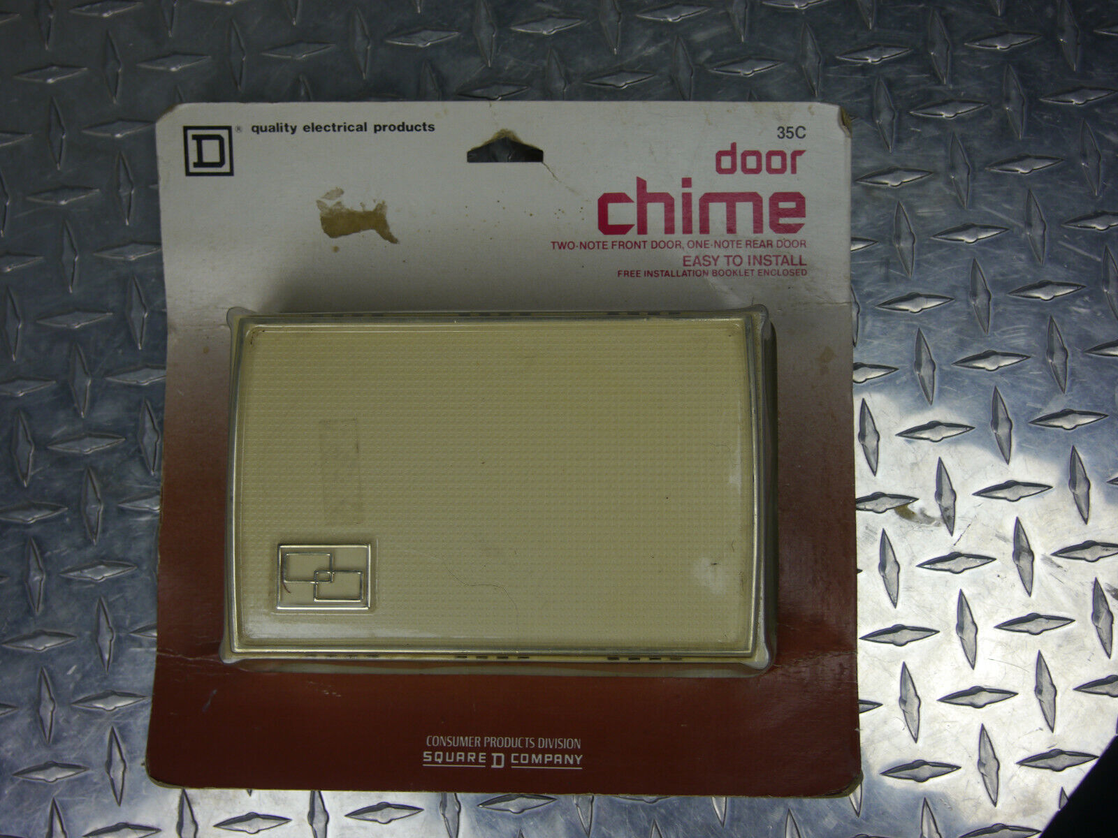 Vintage Door Chime Quality Electric Products Square D 35C