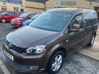 Volkswagen Caddy Maxi LWB TDI WAV Wheel Chair Access 5 Seats 2012       