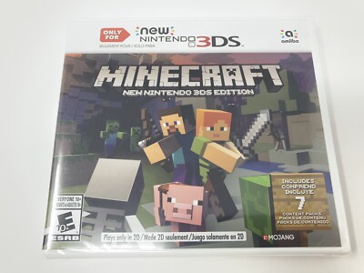 Minecraft - Nintendo New 3DS Edition - Nintendo 3DS New and Sealed Free Shipping