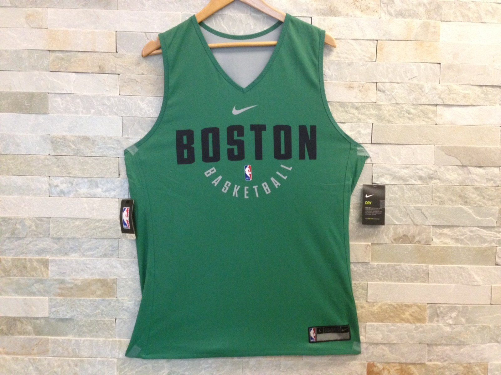 apeタンクトップ celtics Nike NBA Boston Celtics Official Reversible Practice Tank
