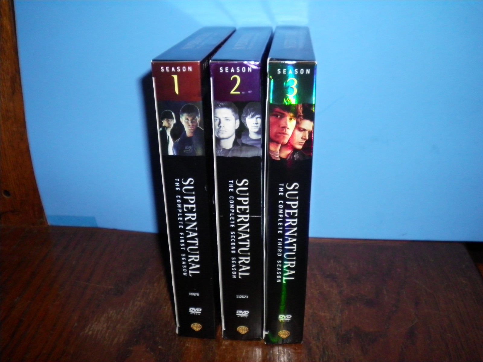 SUPERNATURAL COMPLETE SEASONS 1-3 DVD FIRST SECOND THIRD 1 2 & 3