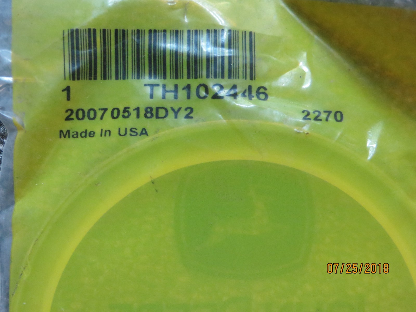 John Deere Cylinder Wiper Seal TH102446 John Deere parts