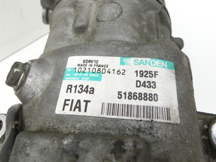 Fiat Doblo II 263 10-15 1,6D 77KW Klimakompressor Klima Kompressor Fiat Doblo II 263 10-15 30.05.2011 51868880 gebraucht Vorschau 3