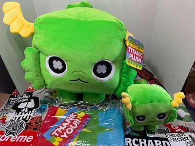 *NO CODE* Pet Simulator X Titanic Lucki Plush Big Games PLUSHES & Drawstring Bag
