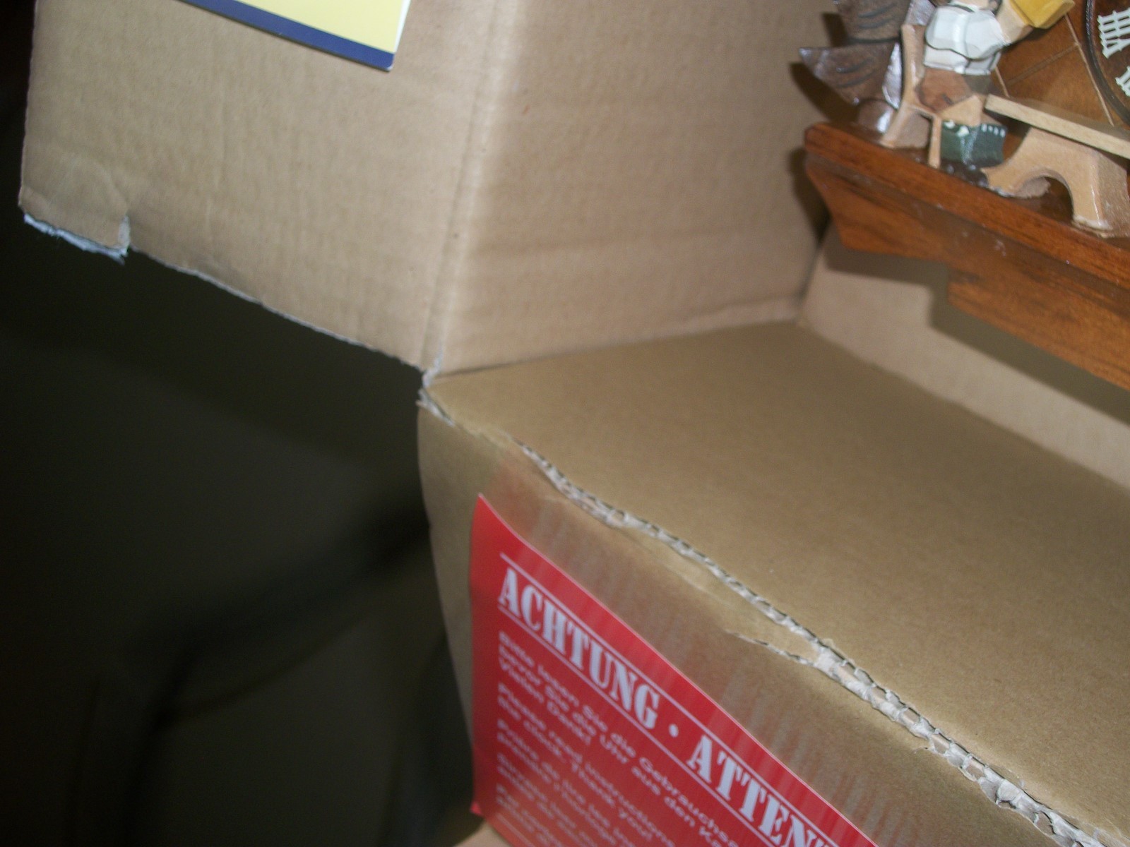 New-Original BLACK FOREST Hand Carved CUCKOO Clock BEER Drinking 30 Hour/GERMANY