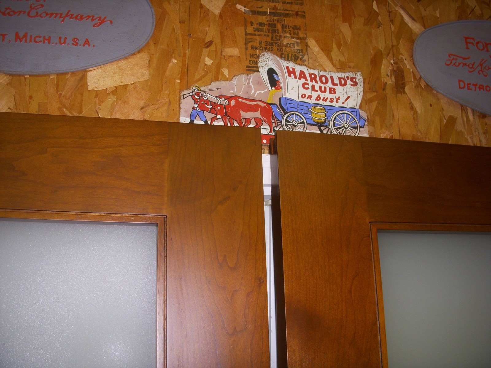 fogged glass door / rolling cherry door / sliding door /