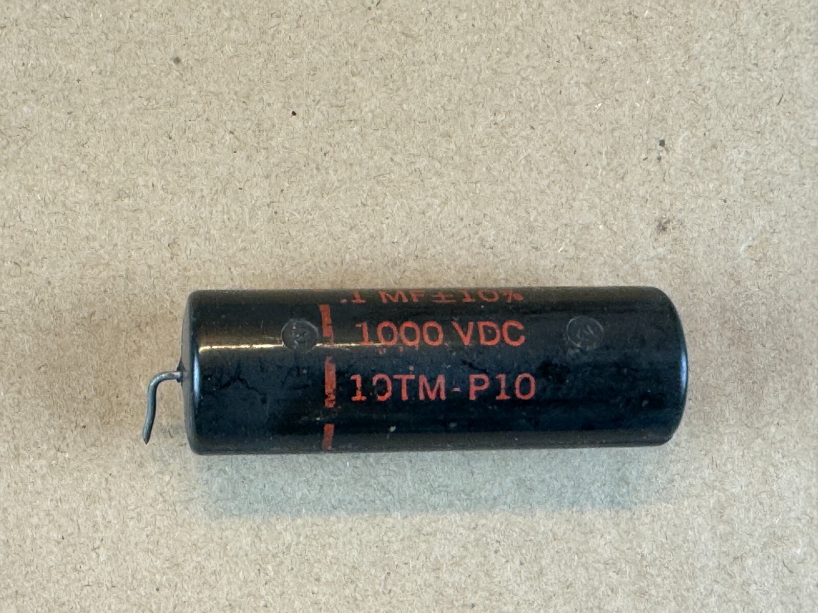 sprague black beauty他 Vintage Sprague Black Beauty .1 uf 1000v Capacitor TESTED | eBay