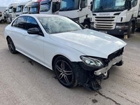 2018 MERCEDES BENZ E CLASS AMG LINE 2.0 DIESEL WHITE AUTO DAMAGED SALVAGE CAT N
