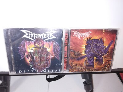 DISMEMBER DEATH METAL & MASSIVE KILLING CAPACITY CD COMBO '95,'97 nuclear blast