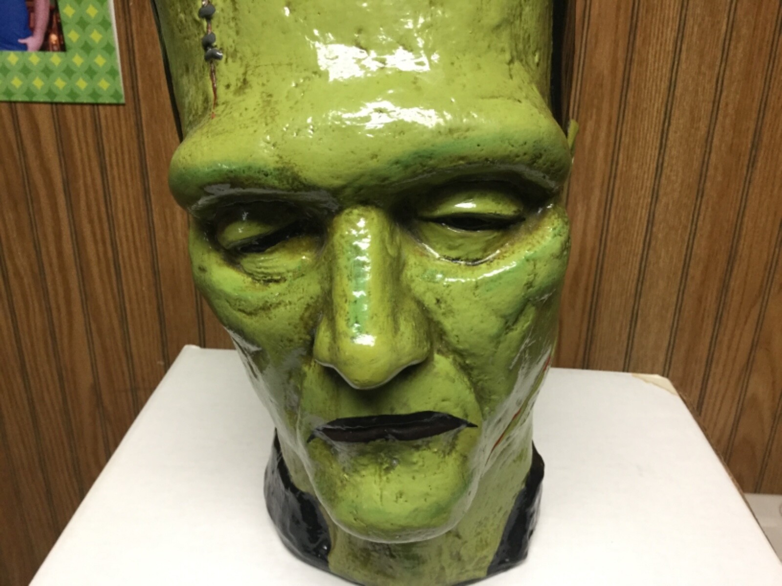 1965 Frankenstein Head Ceramic bank 1965 UPC Universal pictures VERY RARE WOW