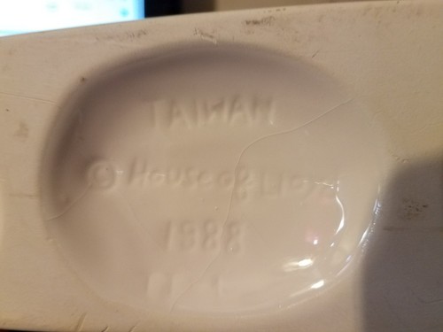 1988 HOUSE OF LLOYD CHRISTMAS GOOSE & BEAR CRACKER SERVER DISH TRAY 10