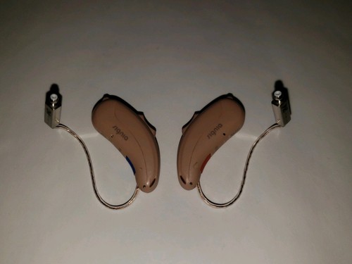 2018 2 Signia Siemens Pure 5nx RIC 312 Hearing Aids Made 4 iphone Brand New!