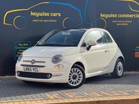 2015 Fiat 500 1.2 Lounge Dualogic Euro 6 (s/s) 3dr HATCHBACK Petrol Automatic