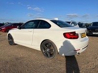 2016 BMW 218I SPORT COUPE AUTOMATIC SALVAGE DAMAGED REPAIR EURO 6 ULEZ  CAT S