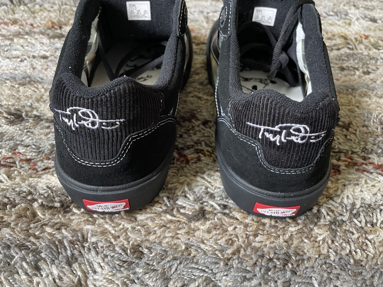 Vans x Tyson Peterson Waywee Mens 11 Black Asphalt Skate Sneakers Wafflecup  SB: купить с доставкой из США, цена 9 328 руб - (155014263867)