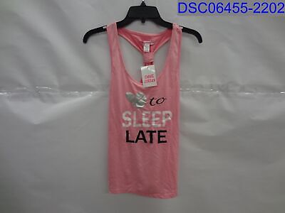 Emme Jordan Girls XL Pink Love to Sleep Late Tank Top 689107774030