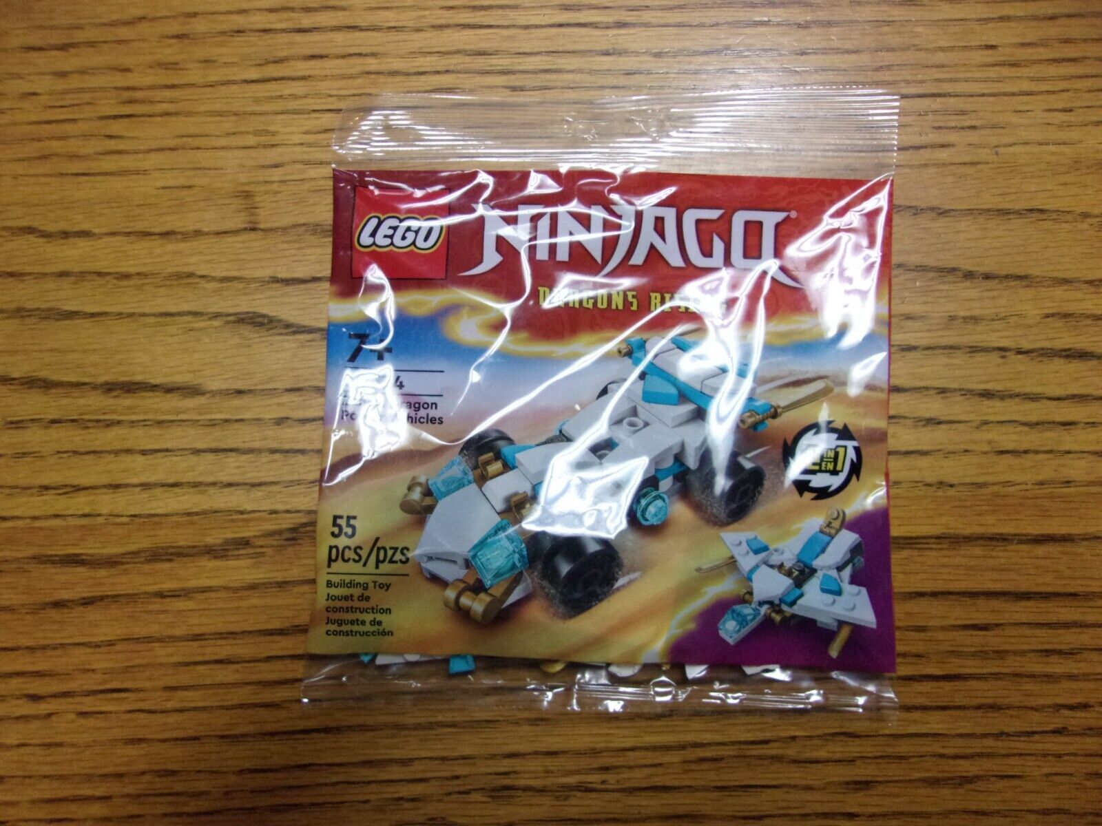 New 2024 Lego Ninjago 30674 2 in 1 Zane s Dragon Power Vehicles Polybag Set eBay