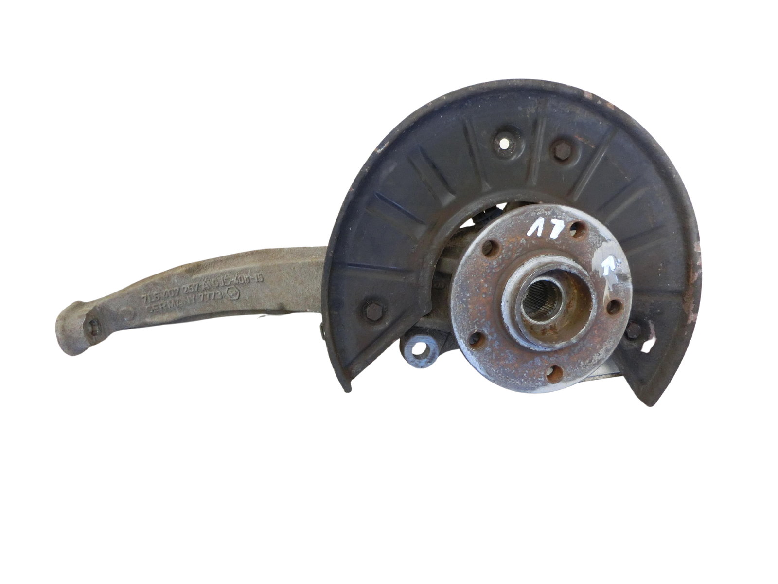 Mangueta Cubo de la rueda con ABS izquierda delante 85MM 1LB para Touareg 7L 02-06 - Bild 1