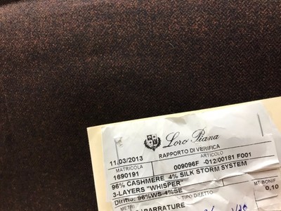 NEW LISTING!! CASHMERE LORO PIANA FABRIC STORM SYSTEM SUITING MSRP $800Y- tweed