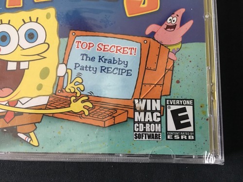 TLC Spongebob SquarePants Typing Learning System for Windows/Mac NEW IN PLASTIC