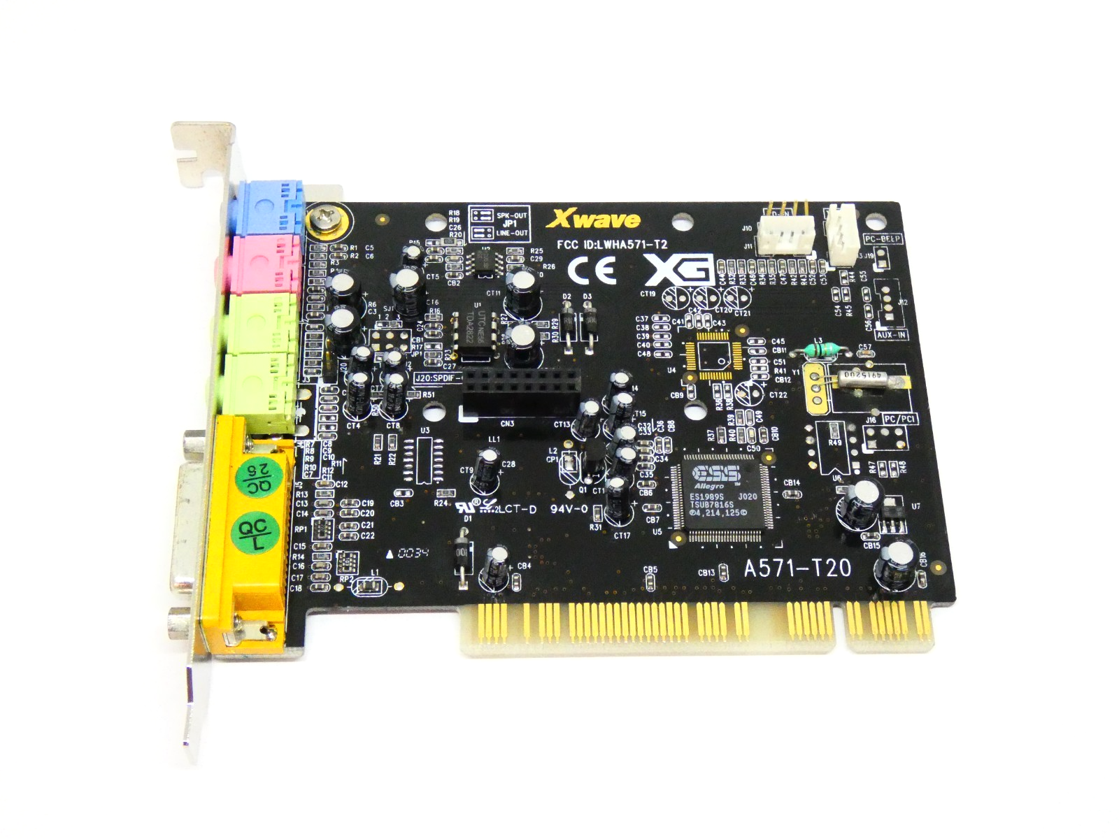 ESS Allegro ES1989S Audio Sound Card - PCI Slot