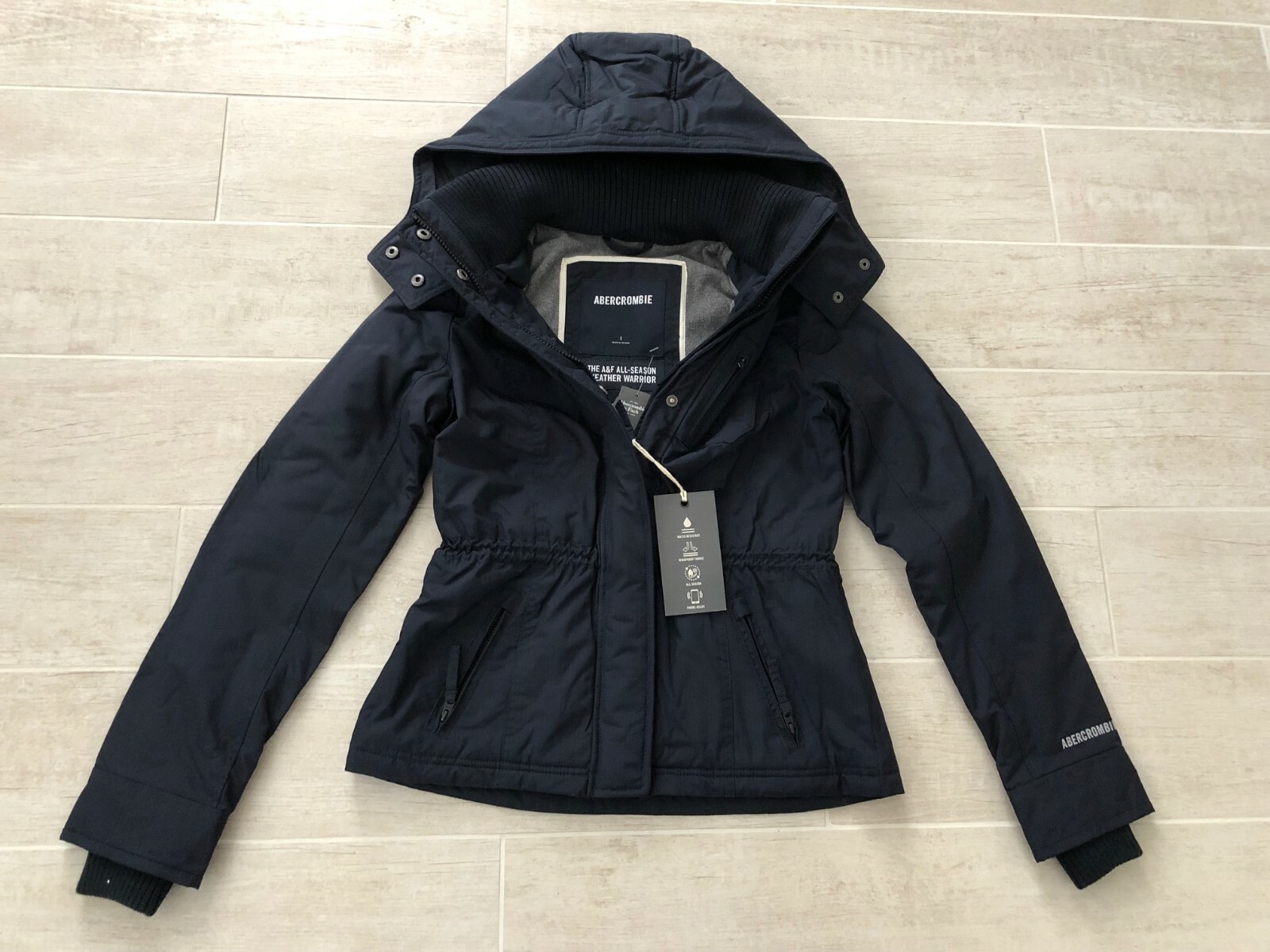 hollister all weather jacket womens
