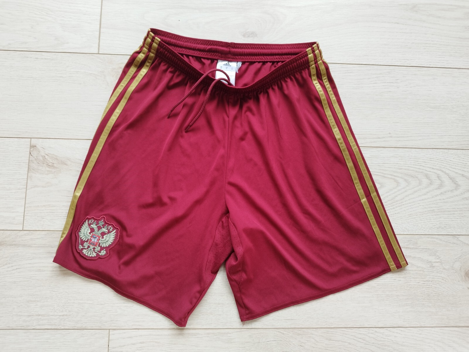 【BADBLOOD】91 フットボールショーツ - レッド ◇BADBLOOD◇ 91 Football Shorts Red Badblood 91 Football