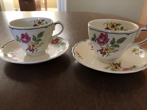 Royal Petal Marlborough Grindley England Platter Cup Saucer Creamer Sugar Bowl