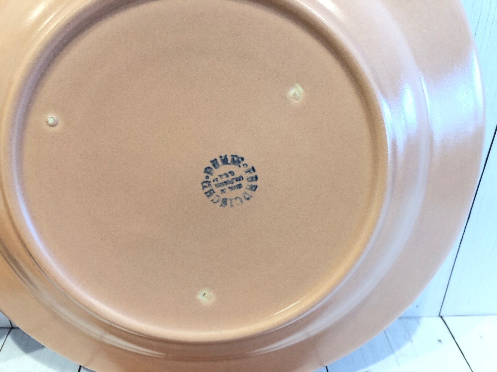 4 Franciscan CORONADO CORAL Pink  MATTE Luncheon Plates 9 1/2