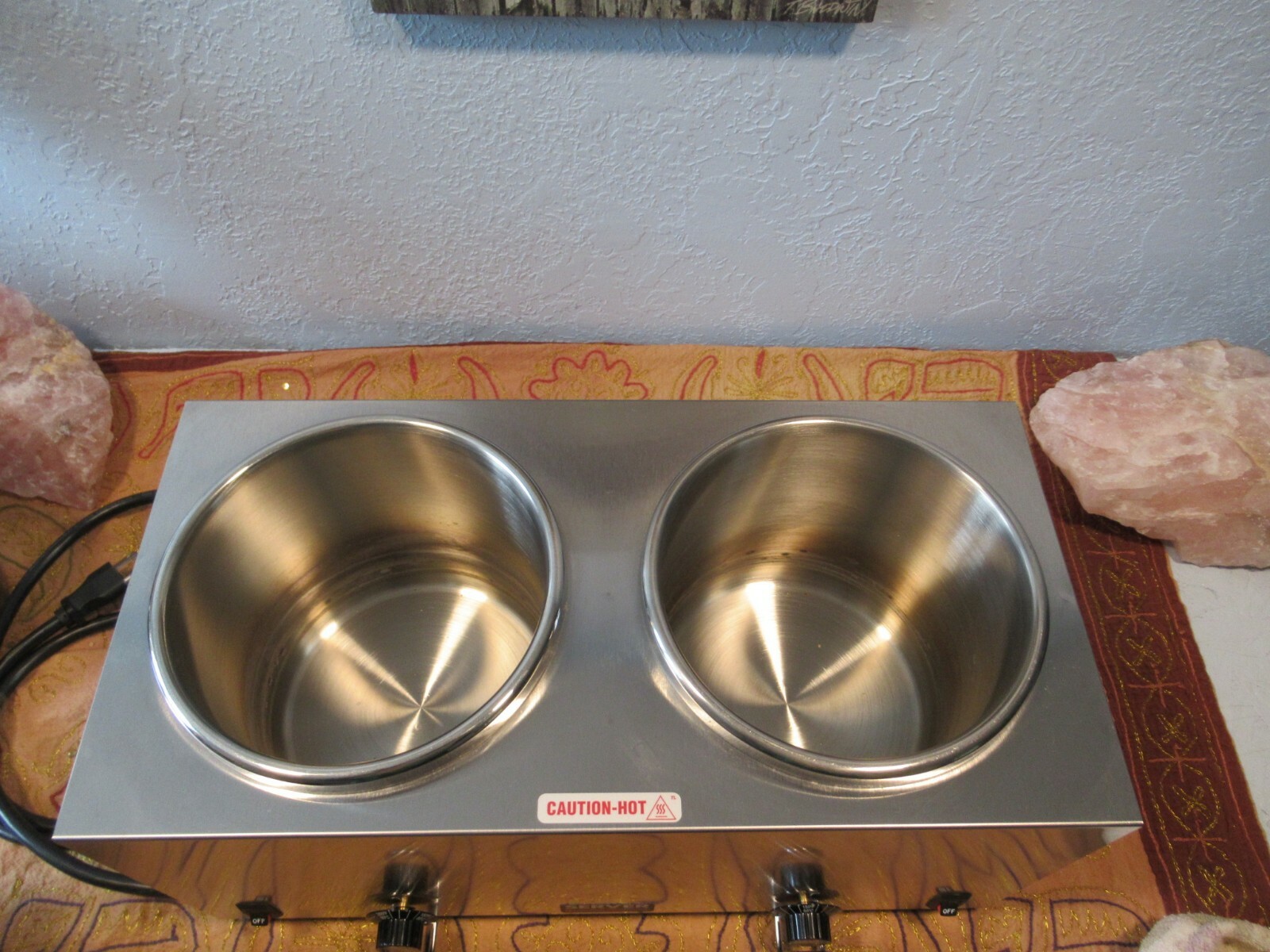 SERVER TWIN FS-4 DOUBLE 4 QT WARMER COOKER Soup Food Commercial Restaurant, NICE