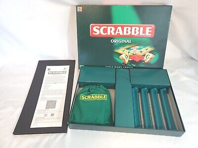 Scrabble Original Mattel 2008 Vollständig Komplett German Board Game