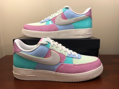 NIKE AIR FORCE 1 07 QS SPRING PATCHWORK 