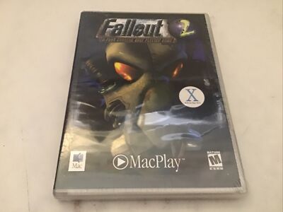 NEW/SEALED 1997 Fallout 2 A Post Nuclear RPG - MacPlay Mac OS X CD-ROM