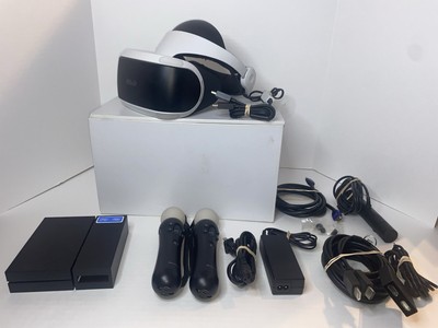 Sony PS4 PlayStation VR - PSVR 1 - CUH-ZVR1 VR headset Bundle W/ Box - UNTESTED