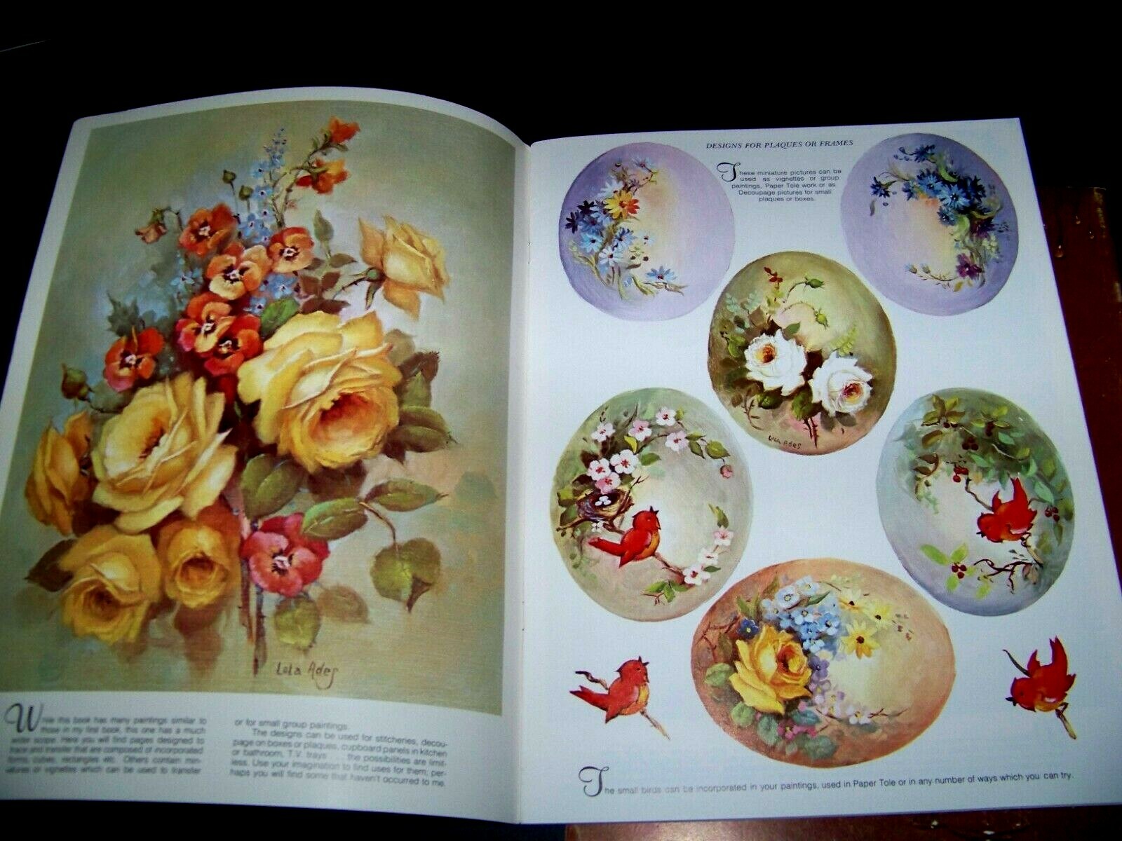 2 Art Books by Walter Foster Secrets And Shortcuts   Flowers and Designs to Copy