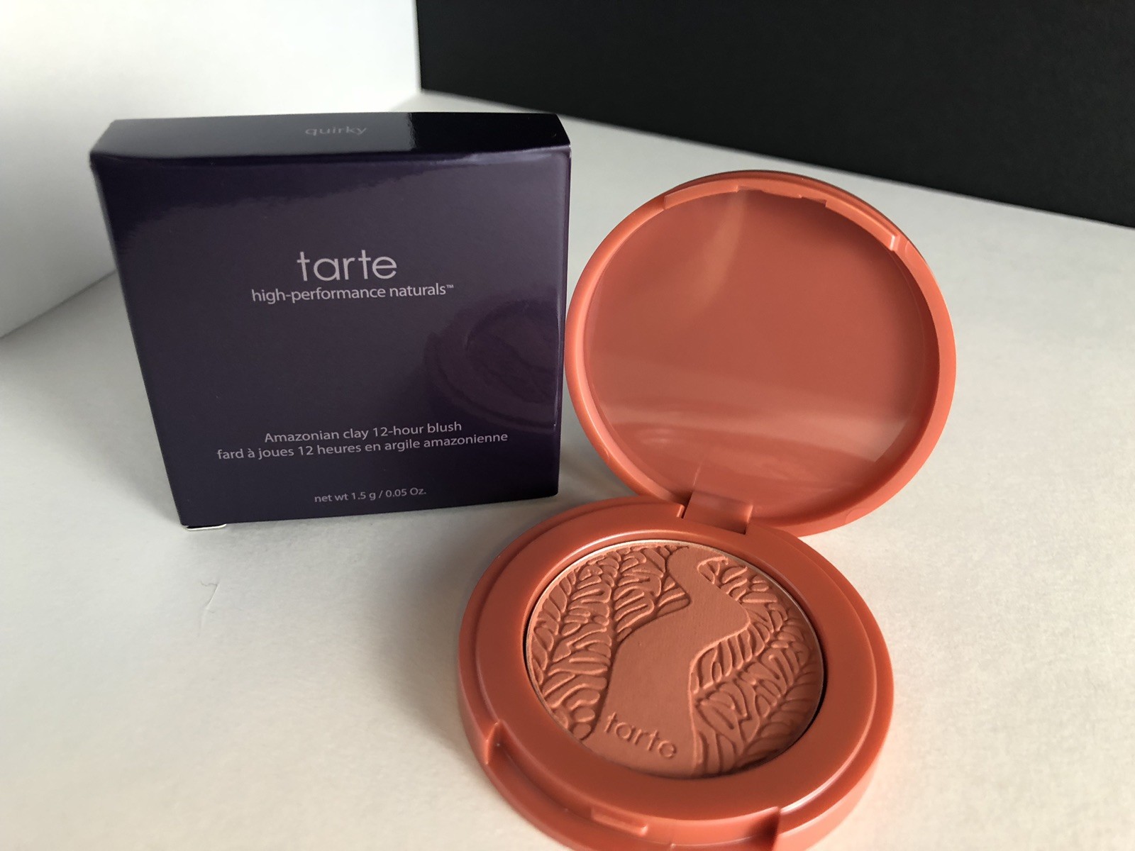 TARTE Amazonian Clay 12-Hour Blush 0.05oz/1.5g Quirky high performance Travel Sz