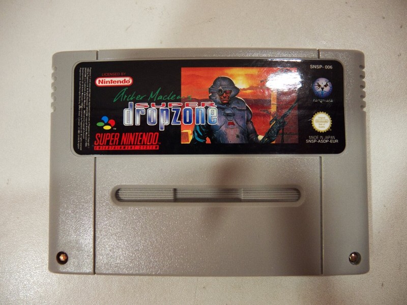 Archer Maclean'S Super Dropzone Nintendo Super Nes Snes Pal Eur
