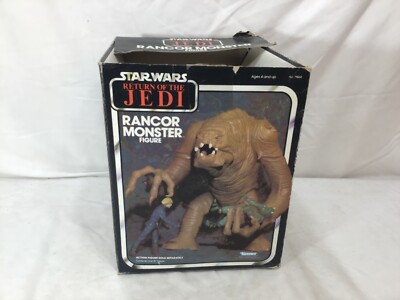 Star Wars Rancor Monster Figure 箱潰れ Rancor Monster 1983 STAR WARS Vintage Original 100% COMPELTE