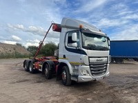 2020 DAF TRUCKS CF 450 FAD 8x4 HVA HOOK WITH VBG DRAWBAR ...12 MTHS  MOT 