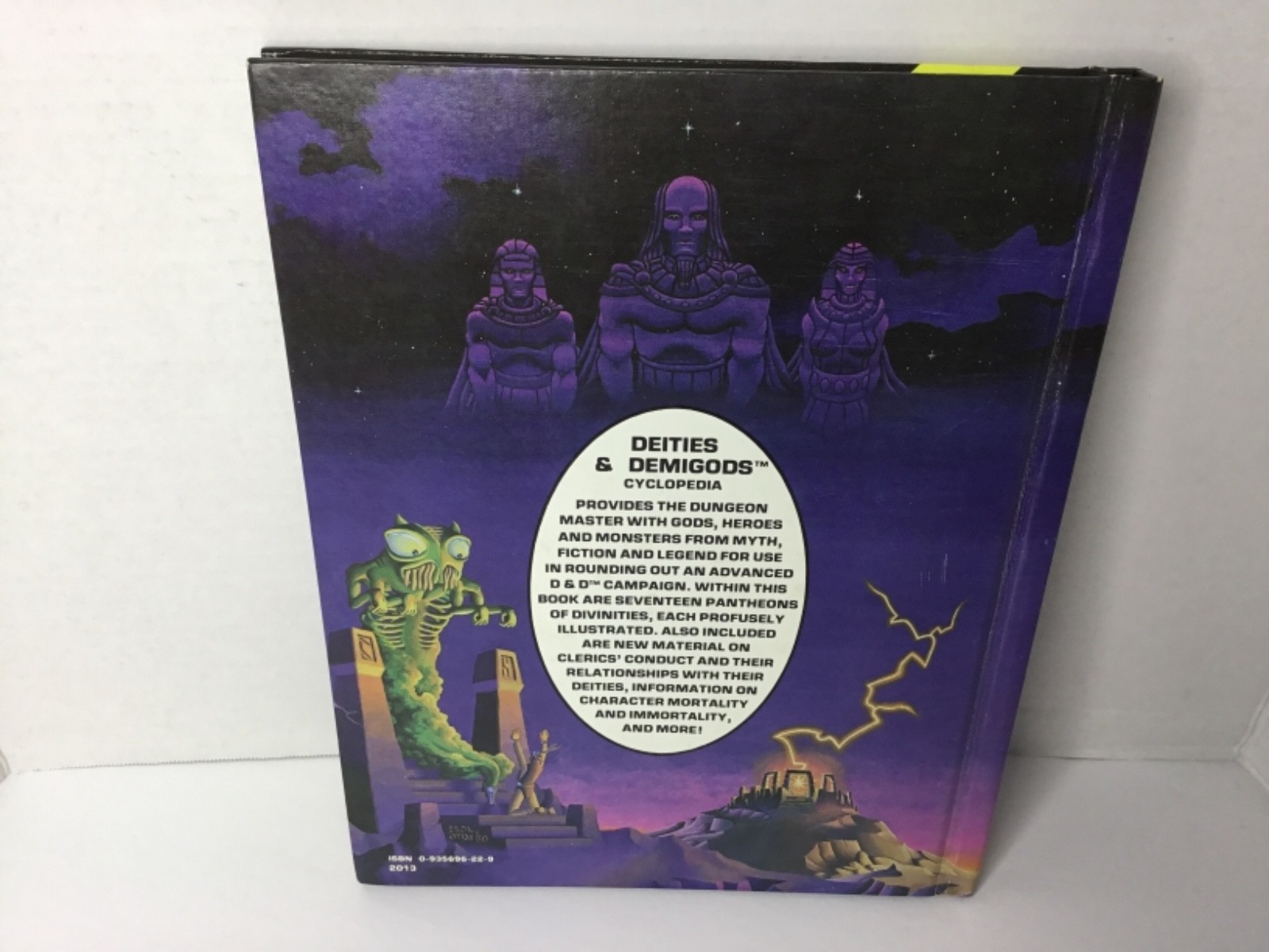 Advanced Dungeons and Dragons Deities Demigods 1980 TSR vintage game book A D&D