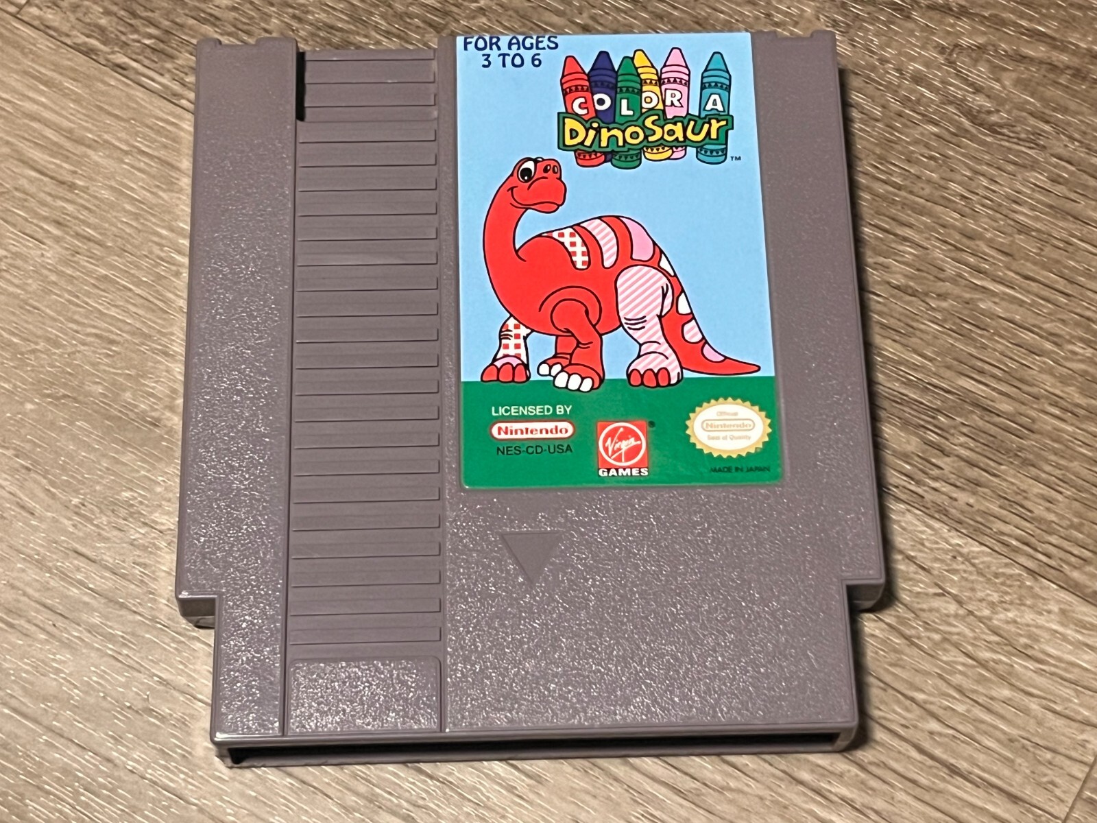 Color A Dinosaur Nintendo Nes Cleaned & Tested Authentic | eBay Color A Dinosaur Nintendo Nes Cleaned & Tested Authentic | eBay