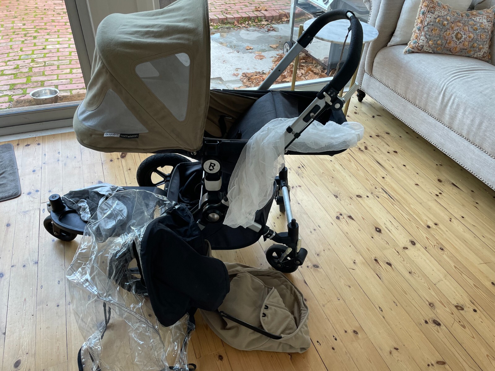Bugaboo Cameleon Black Travel System Single Seat Stroller