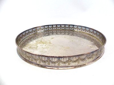 Viners of Sheffield England Vintage versilbertes Tablett