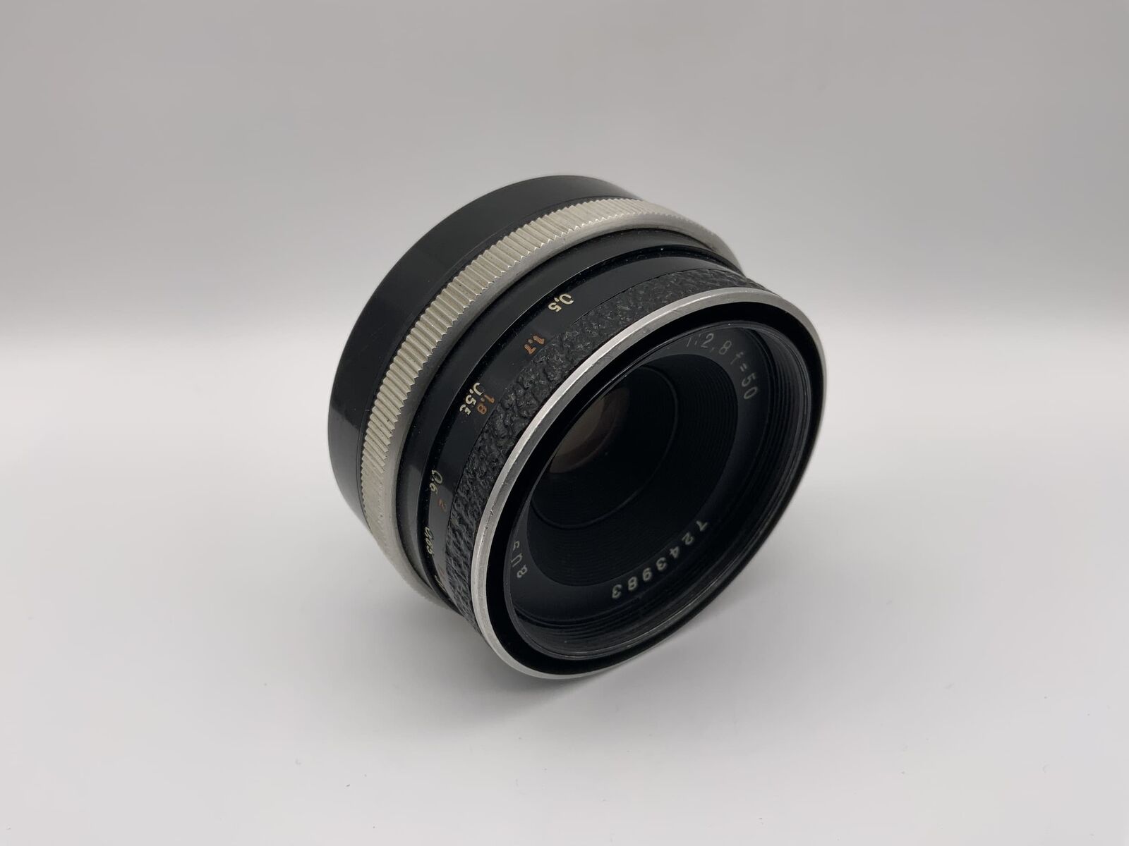 A. Schacht Ulm 50Mm 1:2.8 Travenar R Zebra Camera Lens (M42 A. Schacht Ulm 50Mm 1:2.8 Travenar R Zebra Camera Lens (M42