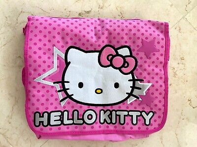 8 x Hello Kitty Superstar Polka Dot PINK Girls Messenger Crossbody Tote Bags NWT