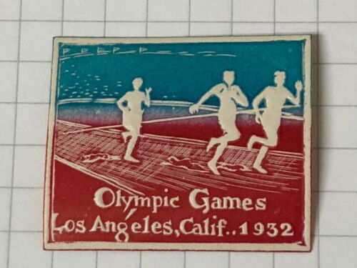 1932 Los Angeles Olympic Cinderella Stamp Label Lot of 5