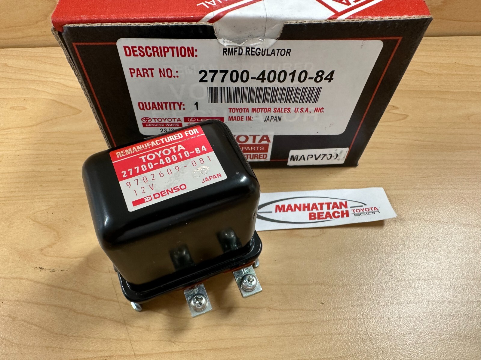 NEW OEM 69-72 LAND CRUISER FJ40 FJ55 3.9L VOLTAGE IC