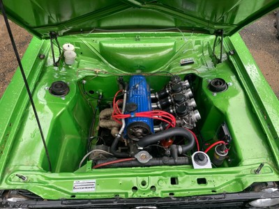 Mk2 Ford Escort X Pack 2.0 Pinto RS 4 speed , LSD Full cage Discs Bilsteins etc